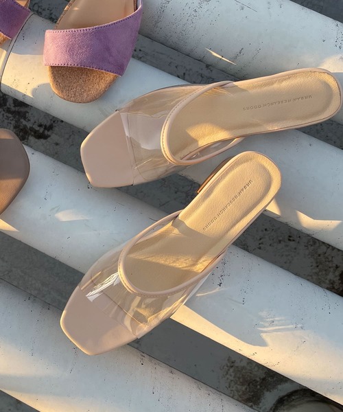 URBAN RESEARCH DOORS(アーバンリサーチドアーズ)の「クリアヒールサンダル(サンダル・レディース・ベージュ/ベージュ系その他・38/36/37)」の6枚目の写真