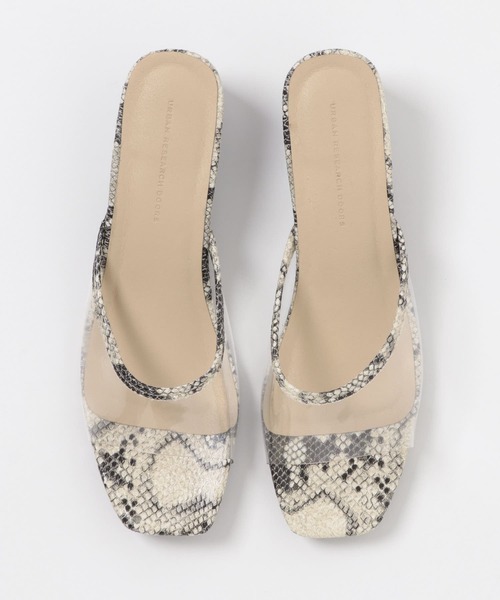 URBAN RESEARCH DOORS(アーバンリサーチドアーズ)の「クリアヒールサンダル(サンダル・レディース・ベージュ/ベージュ系その他・38/36/37)」の7枚目の写真