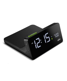 BRAUN Digital Alarm Clock Qiワイヤレス充電  BLACK (BC21B) ／ GREY (BC21G)