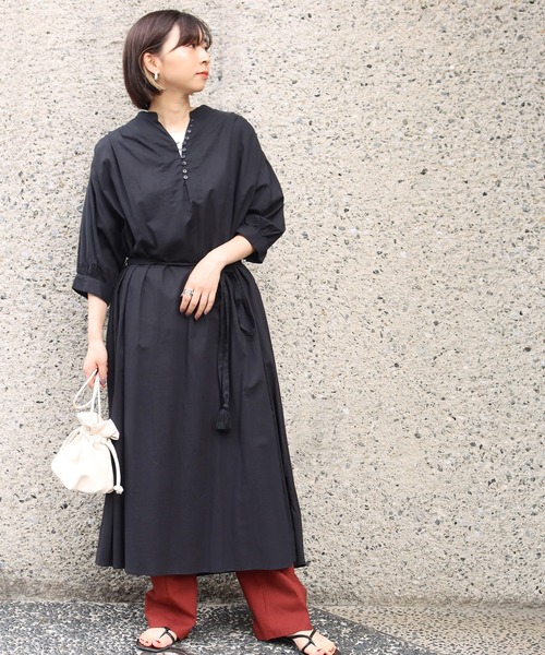 Factor=（ファクターイコール）の「麻混センターシームパンツ（その他パンツ・レディース・レッド/オフホワイト・FREE）」の13枚目の写真