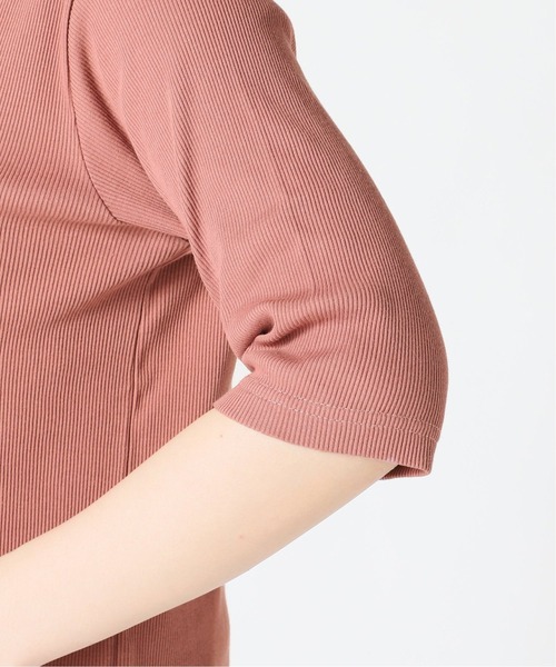 SLOBE IENA(スローブイエナ)の「リブバレエネックプルオーバー【手洗い可能】◆(Tシャツ/カットソー・レディース・ブラック/ピンク/グリーン/アイボリー・FREE)」の18枚目の写真