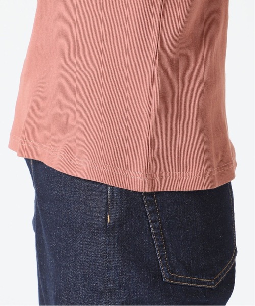 SLOBE IENA(スローブイエナ)の「リブバレエネックプルオーバー【手洗い可能】◆(Tシャツ/カットソー・レディース・ブラック/ピンク/グリーン/アイボリー・FREE)」の6枚目の写真