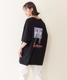 【DICKIES/ディッキーズ】手書き風ビックシルエットバックプリントTシャツ