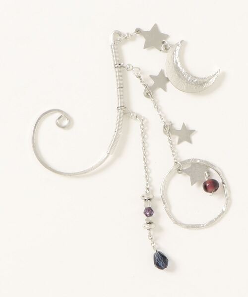 チャイハネ（チャイハネ）の「【チャイハネ】ムーナイヤーフック（イヤーカフ・レディース・シルバー/ゴールド・FREE）」の6枚目の写真