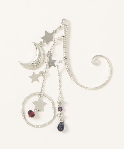 チャイハネ（チャイハネ）の「【チャイハネ】ムーナイヤーフック（イヤーカフ・レディース・シルバー/ゴールド・FREE）」の5枚目の写真