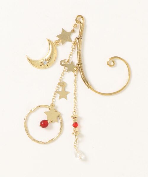 チャイハネ（チャイハネ）の「【チャイハネ】ムーナイヤーフック（イヤーカフ・レディース・シルバー/ゴールド・FREE）」の7枚目の写真