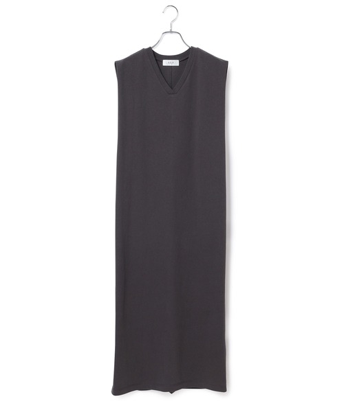 ADAM ET ROPE'（アダムエロペ）の「【アウトレット店舗・WEB限定】タックショルダーワンピース（ワンピース・レディース・グレー系その他/マスタード/チャコールグレー/レッド・FREE）」の12枚目の写真