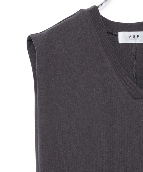 ADAM ET ROPE'（アダムエロペ）の「【アウトレット店舗・WEB限定】タックショルダーワンピース（ワンピース・レディース・グレー系その他/マスタード/チャコールグレー/レッド・FREE）」の15枚目の写真