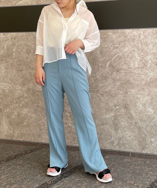 MAJESTIC LEGON(マジェスティックレゴン)の「ヘルシーカラーパンツ(その他パンツ・レディース・イエロー/ピンク/ブルー・SMALL/MEDIUM)」の6枚目の写真