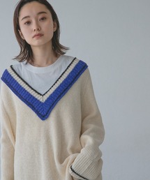 JEANASIS | チルデンVプルオーバー/958380(ニット/セーター)