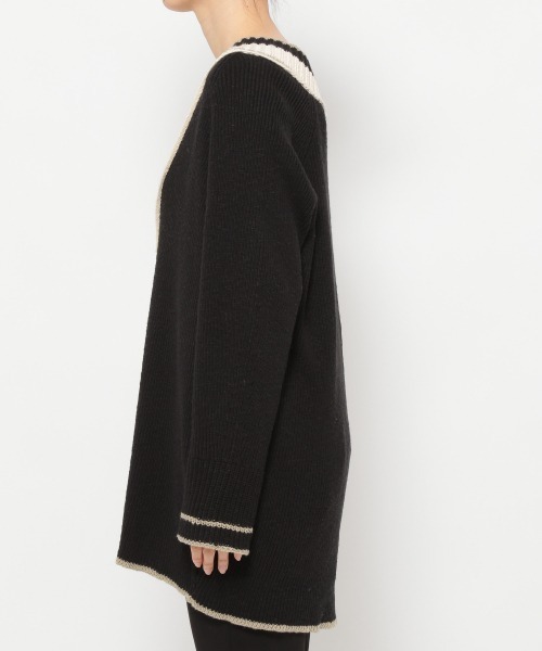 JEANASIS（ジーナシス）の「チルデンVプルオーバー/958380（ニット/セーター・レディース・ホワイト系その他/ブラック系その他/グリーン系その他・FREE）」の9枚目の写真