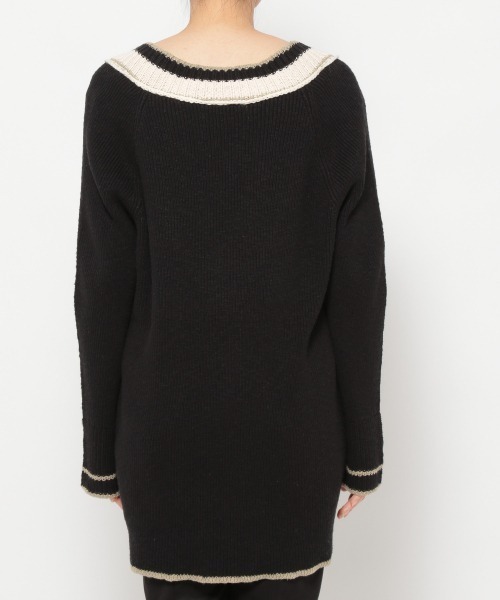 JEANASIS（ジーナシス）の「チルデンVプルオーバー/958380（ニット/セーター・レディース・ホワイト系その他/ブラック系その他/グリーン系その他・FREE）」の10枚目の写真