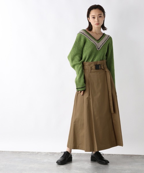 JEANASIS（ジーナシス）の「チルデンVプルオーバー/958380（ニット/セーター・レディース・ホワイト系その他/ブラック系その他/グリーン系その他・FREE）」の18枚目の写真