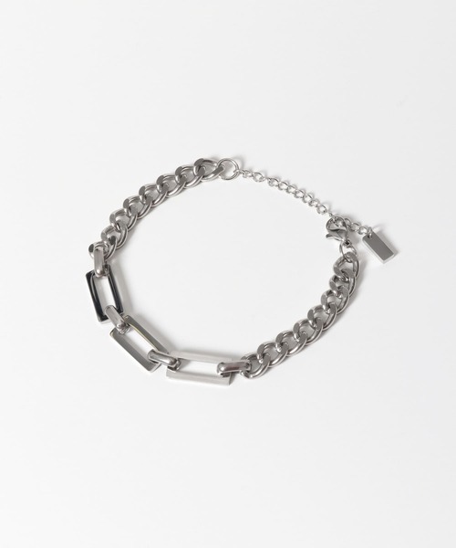 SENSE OF PLACE by URBAN RESEARCH（センスオブプレイスバイアーバンリサーチ）の「チェーンバングルE（バングル/リストバンド・メンズ・シルバー・ONE）」の2枚目の写真