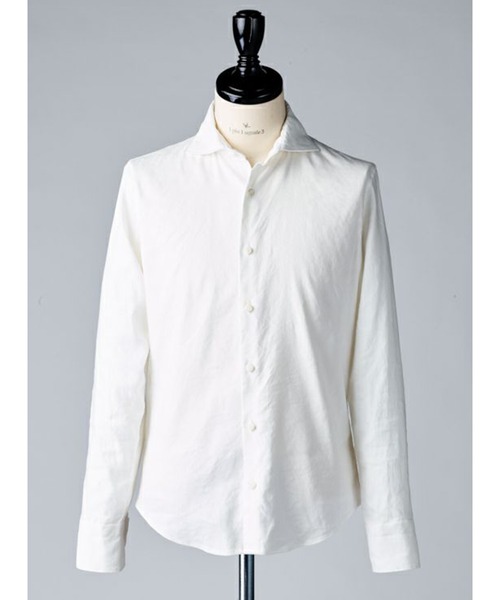 1 piu 1 uguale 3（ウノピゥウノウグァーレトレ）の「PLAIN（シャツ/ブラウス・メンズ・ホワイト/ブラック/ネイビー/カーキ・Ⅲ/Ⅳ/Ⅵ/Ⅴ/Ⅶ/Ⅷ）」の5枚目の写真