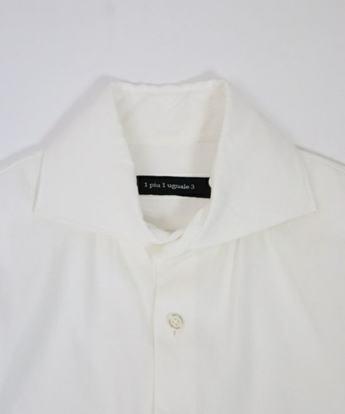 1 piu 1 uguale 3（ウノピゥウノウグァーレトレ）の「PLAIN（シャツ/ブラウス・メンズ・ホワイト/ブラック/ネイビー/カーキ・Ⅲ/Ⅳ/Ⅵ/Ⅴ/Ⅶ/Ⅷ）」の7枚目の写真