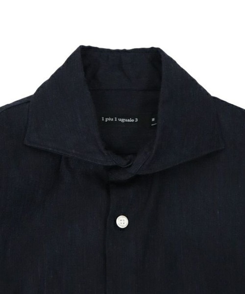 1 piu 1 uguale 3（ウノピゥウノウグァーレトレ）の「PLAIN（シャツ/ブラウス・メンズ・ホワイト/ブラック/ネイビー/カーキ・Ⅲ/Ⅳ/Ⅵ/Ⅴ/Ⅶ/Ⅷ）」の10枚目の写真