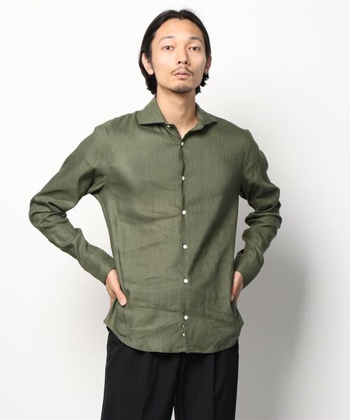 1 piu 1 uguale 3（ウノピゥウノウグァーレトレ）の「PLAIN（シャツ/ブラウス・メンズ・ホワイト/ブラック/ネイビー/カーキ・Ⅲ/Ⅳ/Ⅵ/Ⅴ/Ⅶ/Ⅷ）」の17枚目の写真