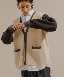 【LOGAN/ローガン別注】Color Block Cardigan