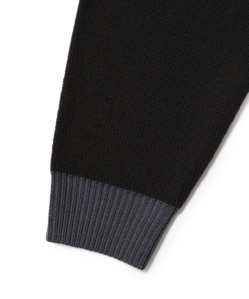ADAM ET ROPE'(アダムエロペ)の「【LOGAN/ローガン別注】Color Block Cardigan(カーディガン/ボレロ・メンズ・オレンジ系その他3/ベージュ・L/M)」の15枚目の写真