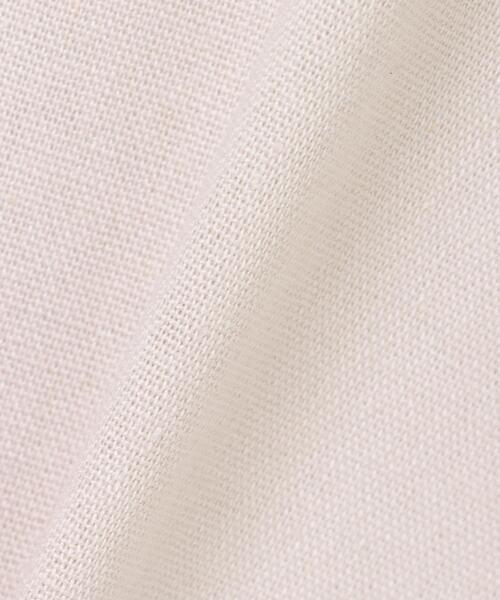 MLI'A（エムリア）の「麻ノースリ／ジレ（テーラードジャケット・レディース・ブラック/ブラウン/ライトベージュ・M）」の7枚目の写真