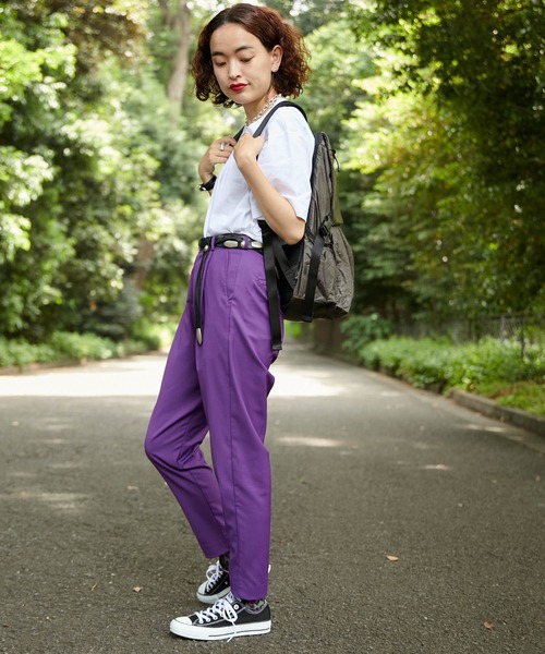 BURLAP OUTFITTER(バーラップアウトフィッター)の「BURLAP OUTFITTER(バーラップアウトフィッター)×ear ペイズリー柄レザーフラップリュック(バックパック/リュック・レディース・ブラック×カーキ・FREE)」の12枚目の写真