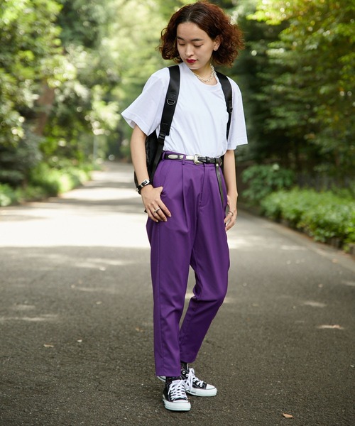 BURLAP OUTFITTER(バーラップアウトフィッター)の「BURLAP OUTFITTER(バーラップアウトフィッター)×ear ペイズリー柄レザーフラップリュック(バックパック/リュック・レディース・ブラック×カーキ・FREE)」の8枚目の写真