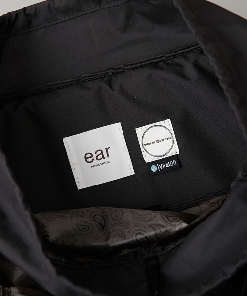 BURLAP OUTFITTER(バーラップアウトフィッター)の「BURLAP OUTFITTER(バーラップアウトフィッター)×ear ペイズリー柄レザーフラップリュック(バックパック/リュック・レディース・ブラック×カーキ・FREE)」の11枚目の写真