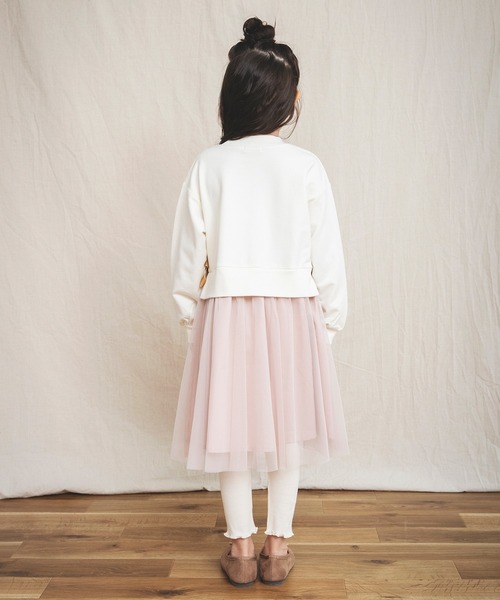 BRANSHES（ブランシェス）の「裾口メロウテレコレギンス（レギンス/スパッツ・キッズ・ブラック/アイボリー・80ｃｍ/90cm/110cm/100cm/120cm/130cm/140cm/150cm）」の16枚目の写真