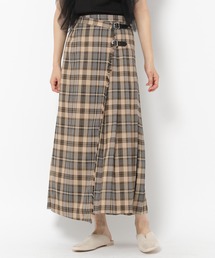 mysty woman | タータンチェックラップスカート 216828(スカート)