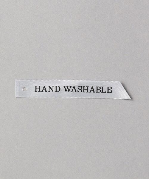 BEAUTY&YOUTH UNITED ARROWS（ビューティーアンドユースユナイテッドアローズ）の「BY メランジクルーネック5分袖 ニット -ウォッシャブル-◆（ニット/セーター・レディース・ライトブルー/ブラウン/ケリー・FREE）」の21枚目の写真