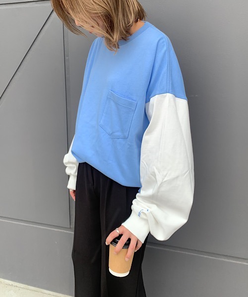 SENSION（センション）の「SENSION long sleeve tee（Tシャツ/カットソー・メンズ・ホワイト系その他/グリーン系その他/ピンク系その他・FREE）」の15枚目の写真