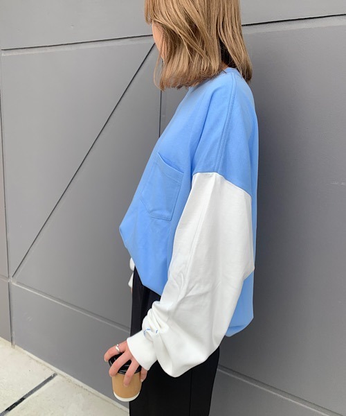 SENSION（センション）の「SENSION long sleeve tee（Tシャツ/カットソー・メンズ・ホワイト系その他/グリーン系その他/ピンク系その他・FREE）」の16枚目の写真