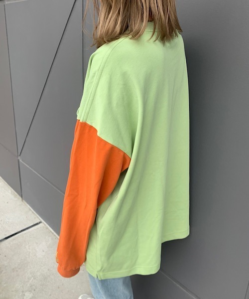 SENSION（センション）の「SENSION long sleeve tee（Tシャツ/カットソー・メンズ・ホワイト系その他/グリーン系その他/ピンク系その他・FREE）」の8枚目の写真