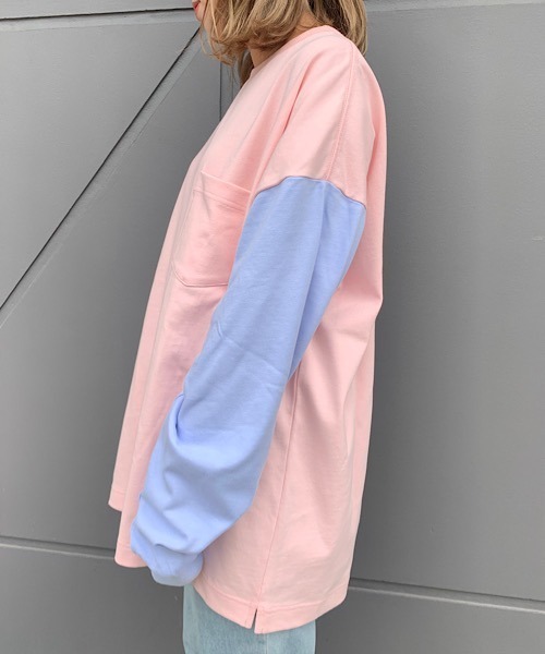 SENSION（センション）の「SENSION long sleeve tee（Tシャツ/カットソー・メンズ・ホワイト系その他/グリーン系その他/ピンク系その他・FREE）」の22枚目の写真