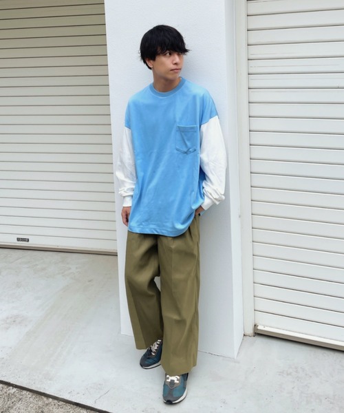 SENSION（センション）の「SENSION long sleeve tee（Tシャツ/カットソー・メンズ・ホワイト系その他/グリーン系その他/ピンク系その他・FREE）」の10枚目の写真