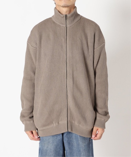 crepuscule（クレプスキュール）の「【CREPUSCULE / クレプスキュール】417別注  ドライバーズニット（ニット/セーター・メンズ・ブラック/グレー/カーキ・1/2）」の9枚目の写真