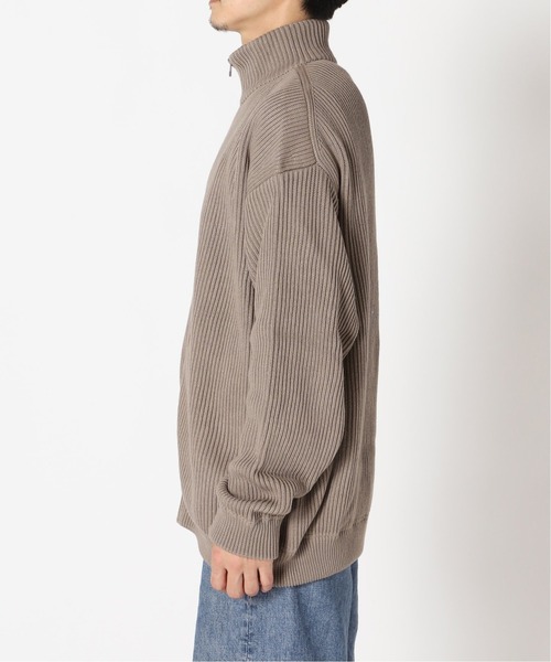 crepuscule（クレプスキュール）の「【CREPUSCULE / クレプスキュール】417別注  ドライバーズニット（ニット/セーター・メンズ・ブラック/グレー/カーキ・1/2）」の6枚目の写真
