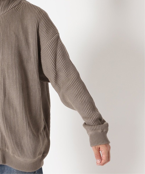 crepuscule（クレプスキュール）の「【CREPUSCULE / クレプスキュール】417別注  ドライバーズニット（ニット/セーター・メンズ・ブラック/グレー/カーキ・1/2）」の8枚目の写真