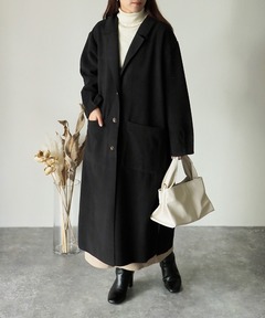 HEVO(イーヴォ)/チェスターコート/CISTERNINO/ブラック 楽天市場】HEVO イーヴォ チェスターコート CISTERNINO