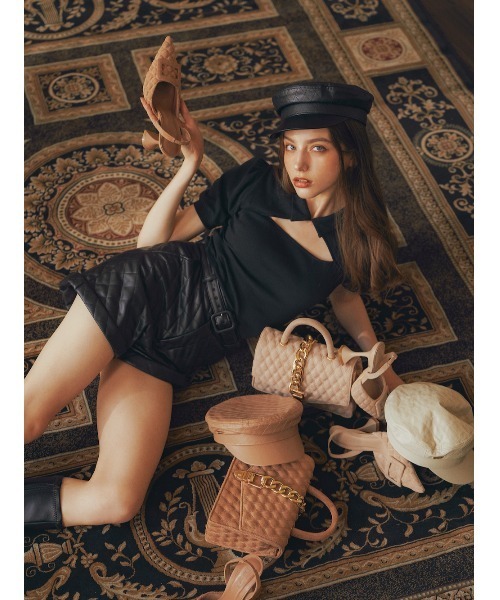 Darich（ダーリッチ）の「キルティングスウェードバッグ（ハンドバッグ・レディース・ベージュ/モカ・FREE）」の9枚目の写真