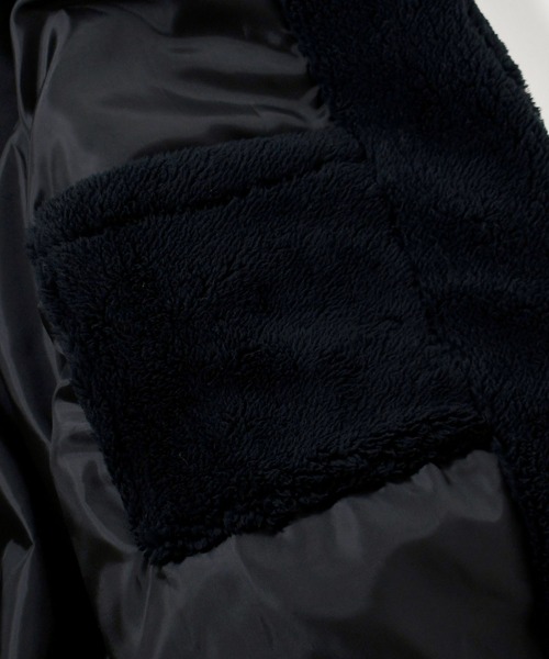 Anytime Songs（エニータイムソングス）の「ビッグシルエット もこもこボアフードブルゾン（ブルゾン・レディース・オフホワイト/ブラック/ベージュ・MEDIUM/LARGE/X-LARGE）」の10枚目の写真