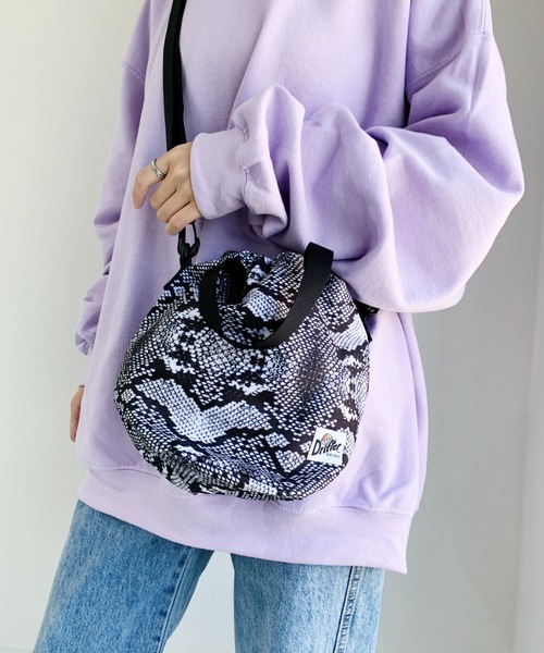 CLEA(クレア)の「Drifter(ドリフター) / DRAWSTRING POUCH(ショルダーバッグ・レディース・ブラック/ベージュ/レオパード/パイソン・FREE)」の14枚目の写真