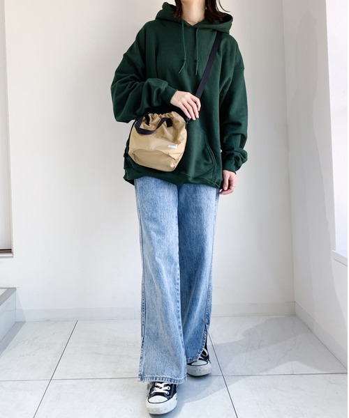CLEA(クレア)の「Drifter(ドリフター) / DRAWSTRING POUCH(ショルダーバッグ・レディース・ブラック/ベージュ/レオパード/パイソン・FREE)」の12枚目の写真