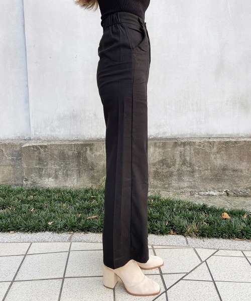 esutoreja(エストレジャ)の「センターステッチカラーストレートパンツ(その他パンツ・レディース・オレンジ/ブラック/イエロー・S/M)」の21枚目の写真