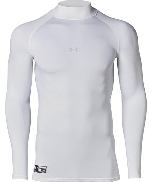 UNDER ARMOUR(アンダーアーマー)の「UAコールドギアアーマー コンプレッション ロングスリーブ モック(ベースボール/メンズ)(Tシャツ/カットソー・メンズ・ブラック/ホワイト/ネイビー/レッド/ブルー・XL/L/M/S/3XL/XXL)」の7枚目の写真