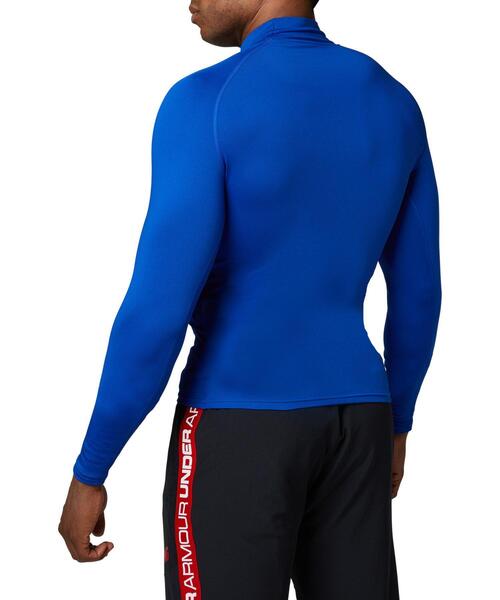 UNDER ARMOUR(アンダーアーマー)の「UAコールドギアアーマー コンプレッション ロングスリーブ モック(ベースボール/メンズ)(Tシャツ/カットソー・メンズ・ブラック/ホワイト/ネイビー/レッド/ブルー・XL/L/M/S/3XL/XXL)」の9枚目の写真