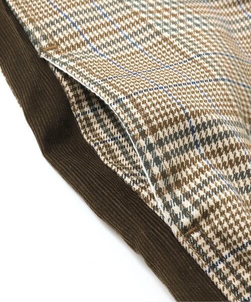 BREEZE（ブリーズ）の「サイドラインチェックパンツ 10分丈（その他パンツ・キッズ・ブラック/レッド/ベージュ・90/140/110/150/120/100/130）」の5枚目の写真