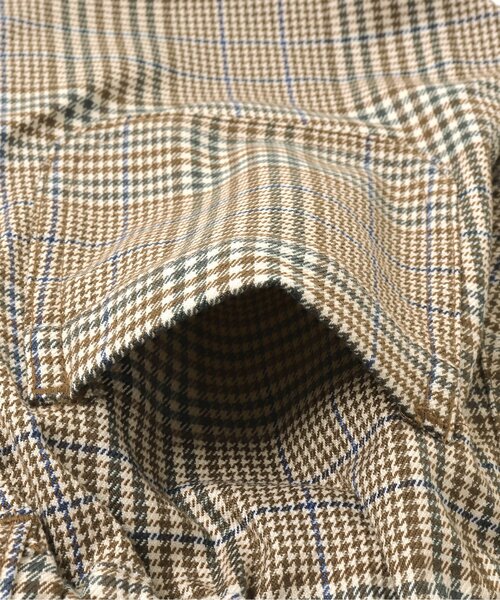 BREEZE（ブリーズ）の「サイドラインチェックパンツ 10分丈（その他パンツ・キッズ・ブラック/レッド/ベージュ・90/140/110/150/120/100/130）」の7枚目の写真