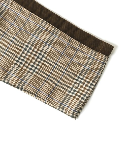 BREEZE（ブリーズ）の「サイドラインチェックパンツ 10分丈（その他パンツ・キッズ・ブラック/レッド/ベージュ・90/140/110/150/120/100/130）」の8枚目の写真